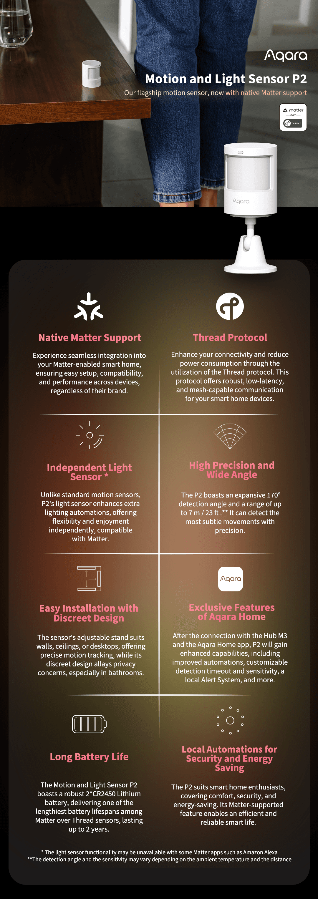 Aqara Motion and Light Sensor P2 — detail 2