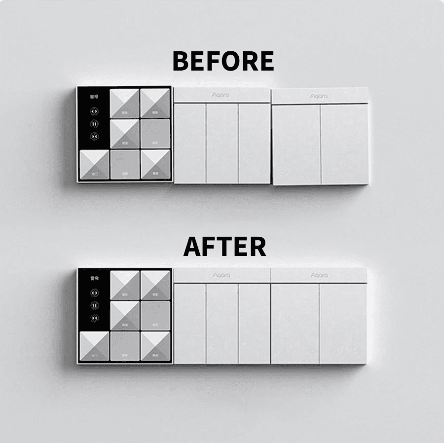 Aqara Smart Wall Switch Frame — detail 1