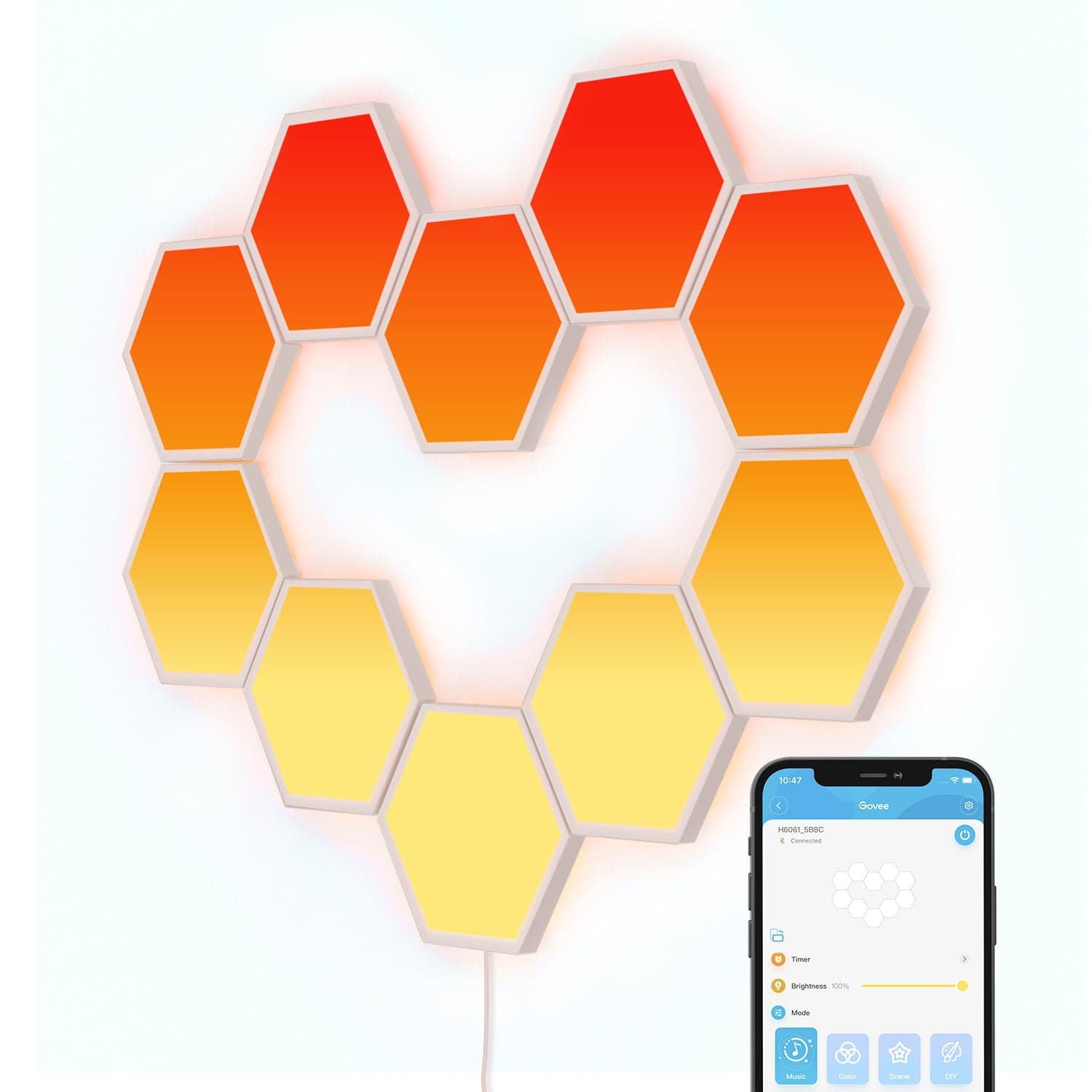 Govee Glide Hexa Light Panels (Model H6061) — detail 1