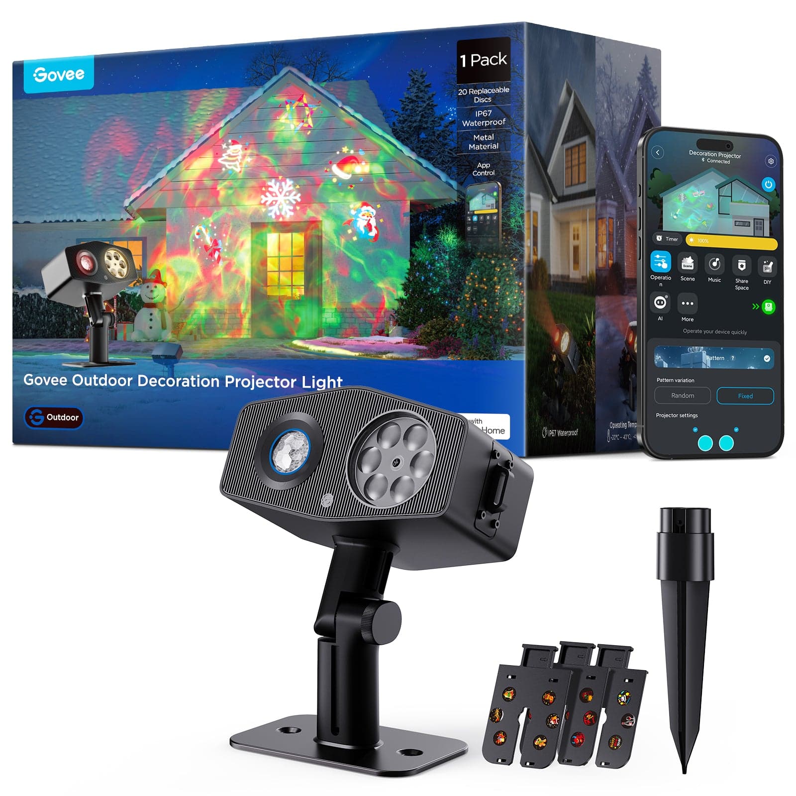 Govee Outdoor Decoration Projector Light H7071 — detail 1