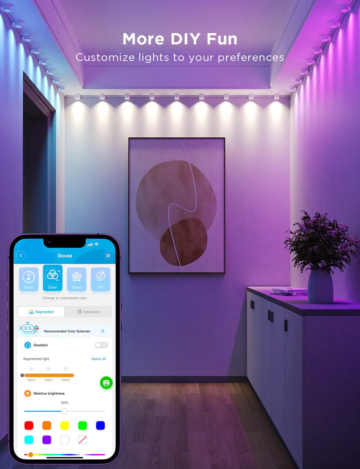 Govee RGBIC String Downlights (5m) — detail 5